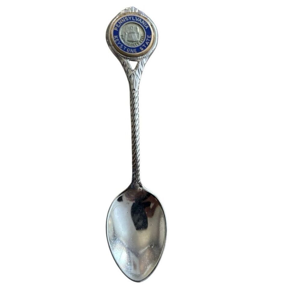 Pennsylvania Keystone State Liberty Bell Souvenir Spoon